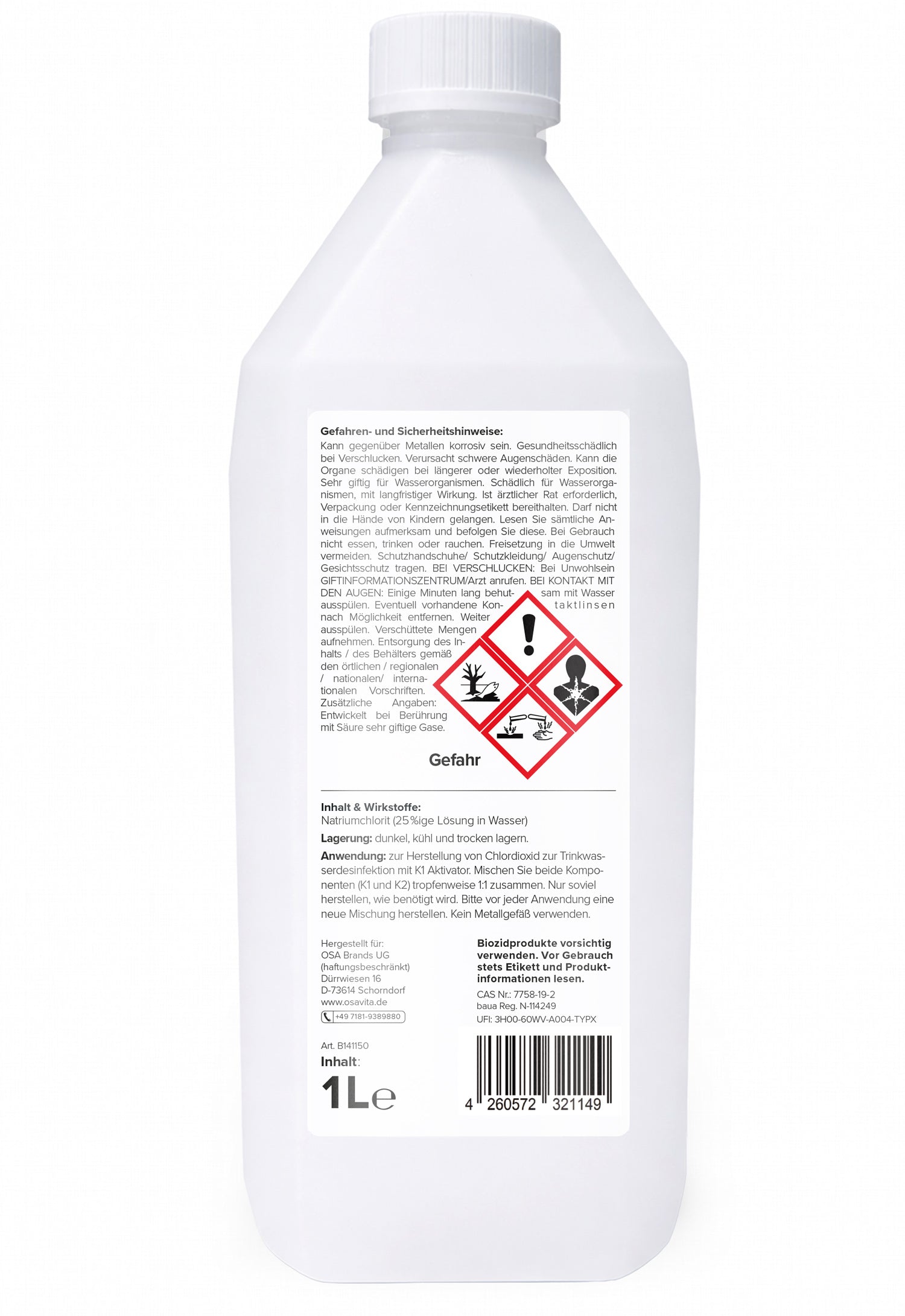 OSAVITA® Natriumchlorit 25 % (1 L)