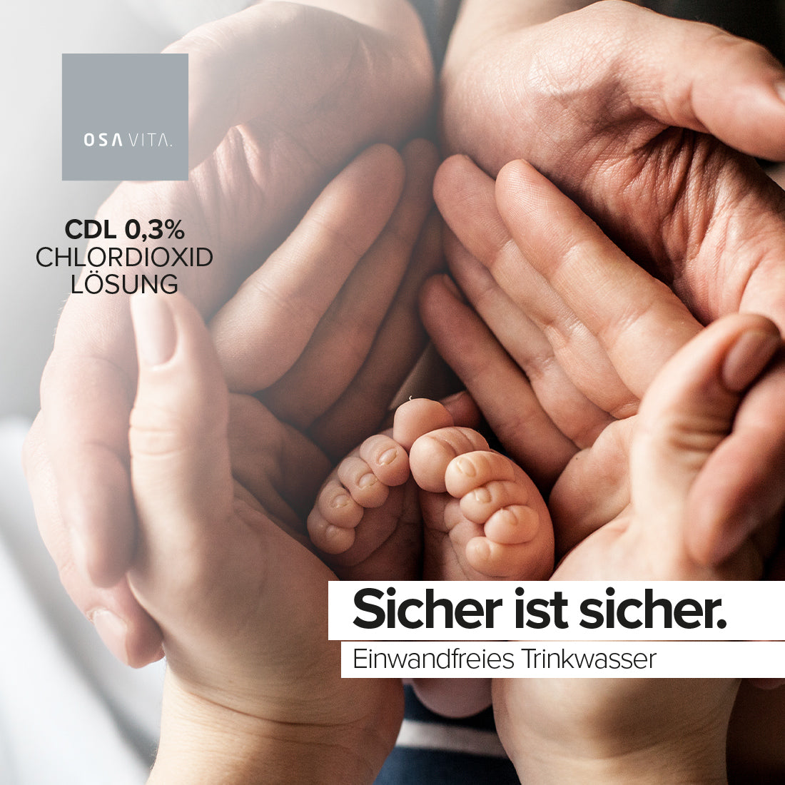 OSAVITA® CDL 0.3% chlorine dioxide solution for drinking water disinfection (250 ml)