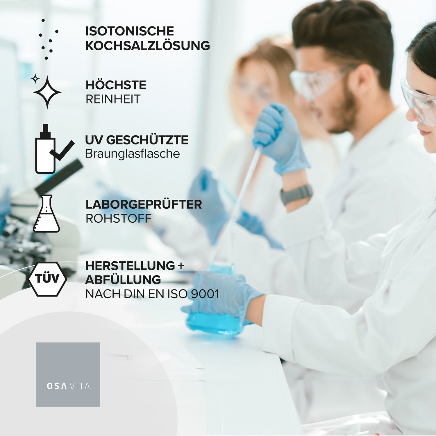 OSAVITA® DMSO 3+ Isotonische Lösung 3%, 99,9% Reinheit Ph. Eur. (100 ml)
