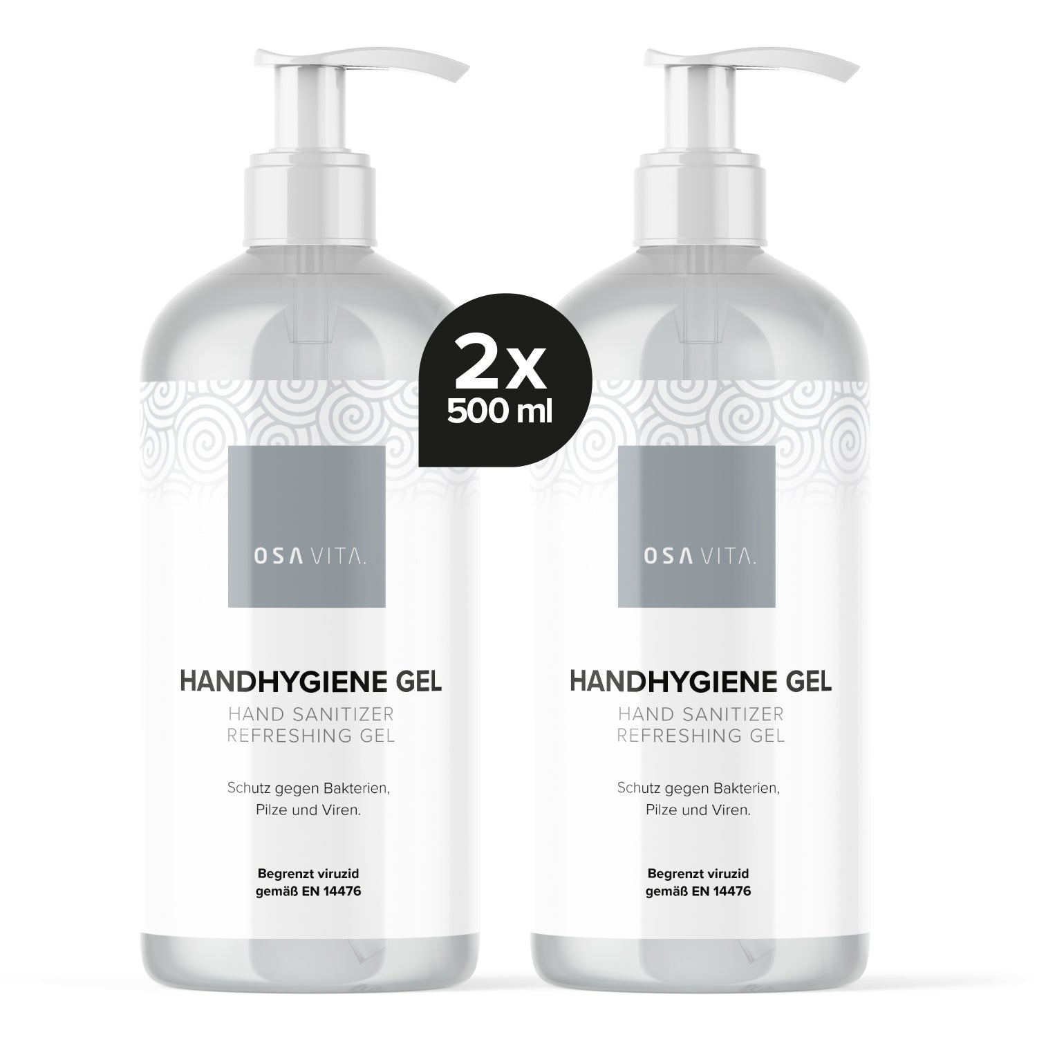 OSAVITA Handhygiene Gel, Desinfektionsgel 500 ml