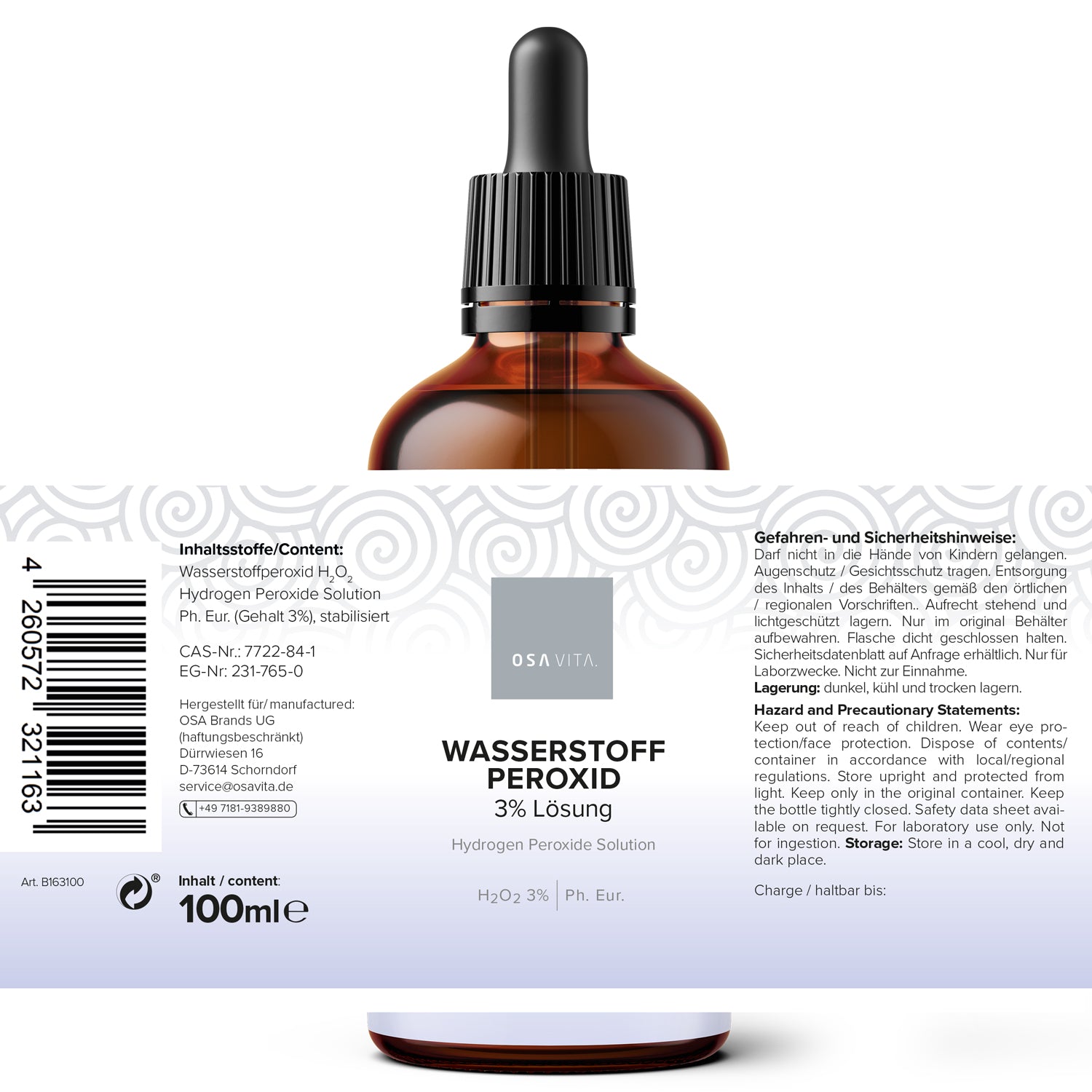OSAVITA® Wasserstoffperoxid 3% Lösung (100 ml)