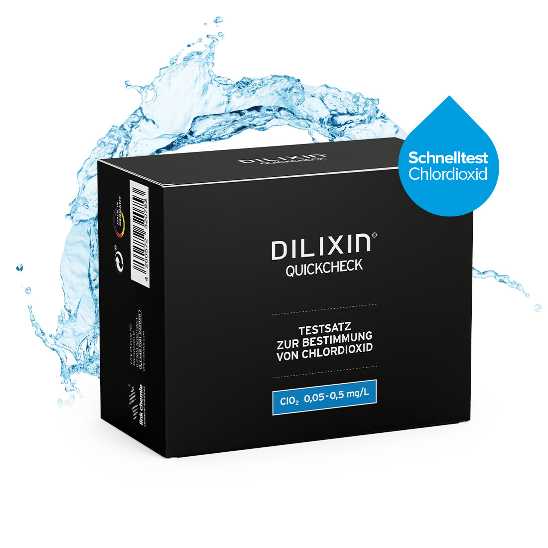 DILIXIN® Quickcheck rapid test for chlorine dioxide