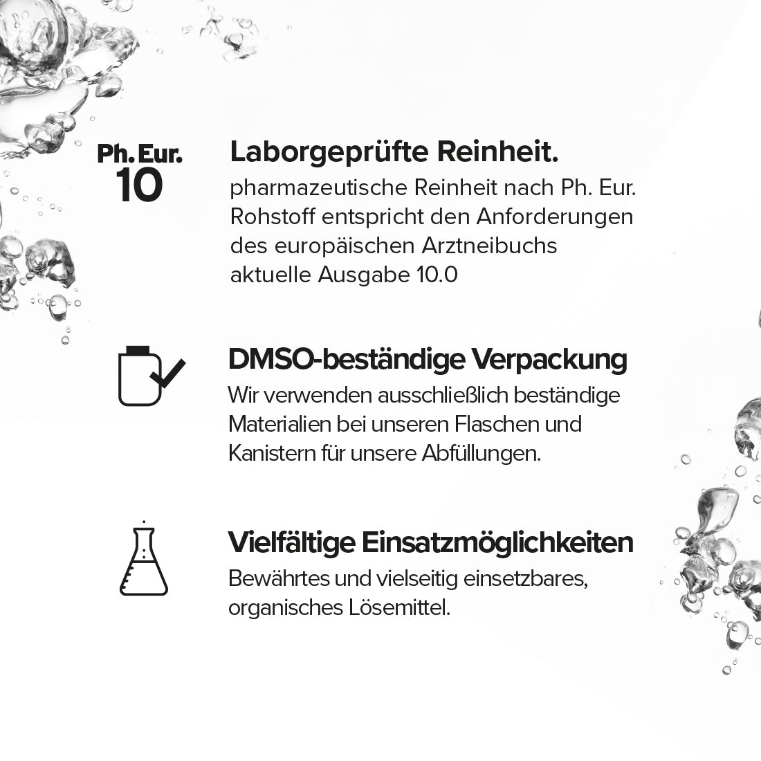 OSAVITA® DMSO dimethyl sulfoxide 99.9% pharmaceutically pure according to Ph. Eur (250 ml)