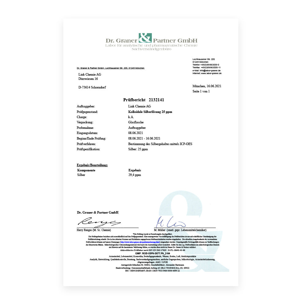 OSAVITA® Colloidal Silver 40 PPM (250 ml)