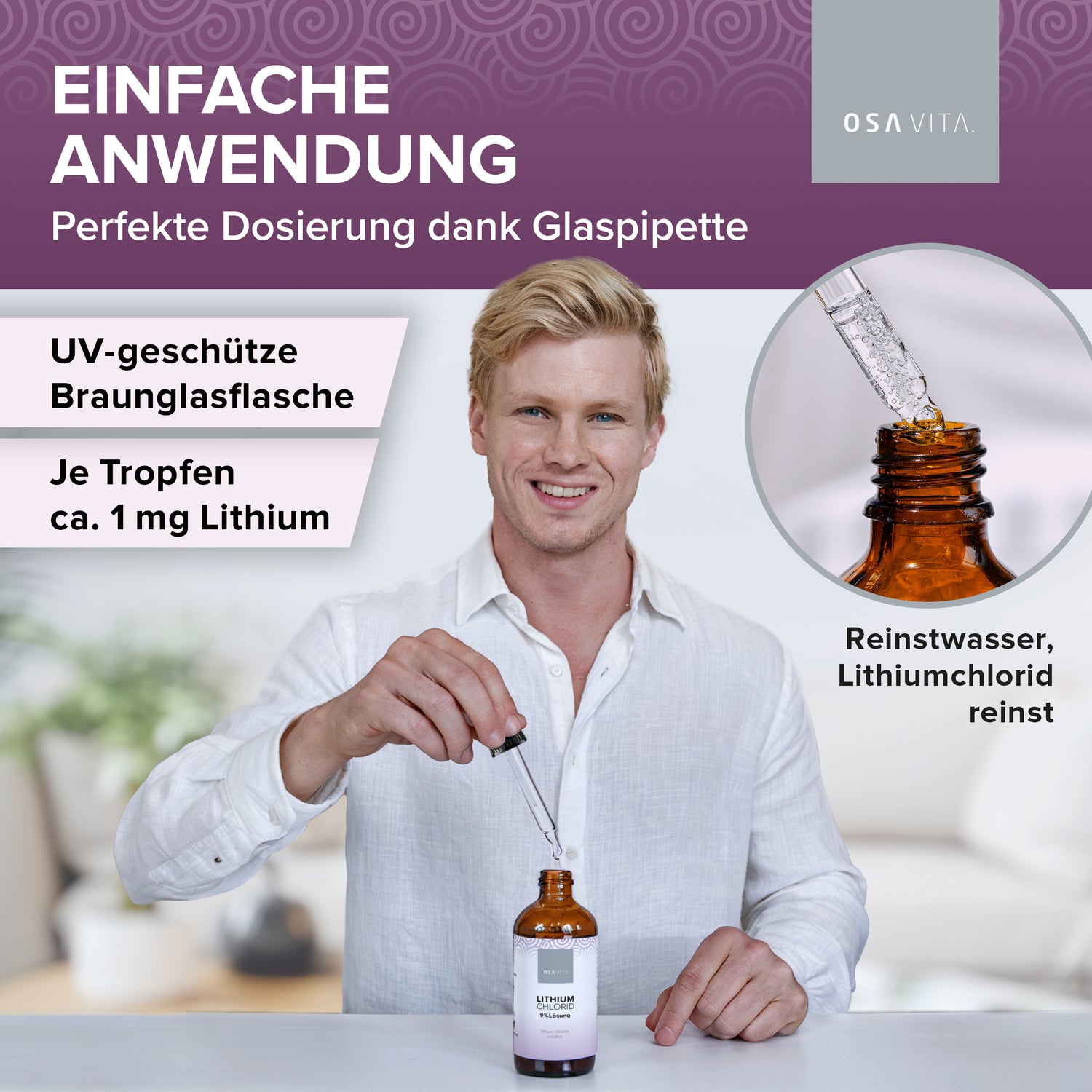 OSAVITA® DMSO 3+ DMSO solution 3%, 99.9% purity Ph. Eur. (30 ml) 
