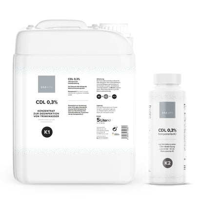CDL OSAVITA, chlordioxid Lösung, 2 Komponenten CDL