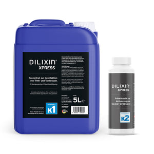 DILIXIN® XPRESS Chlordioxid 0,3%, CDL gegen Legionellen im Trinkwasser (5 Liter)