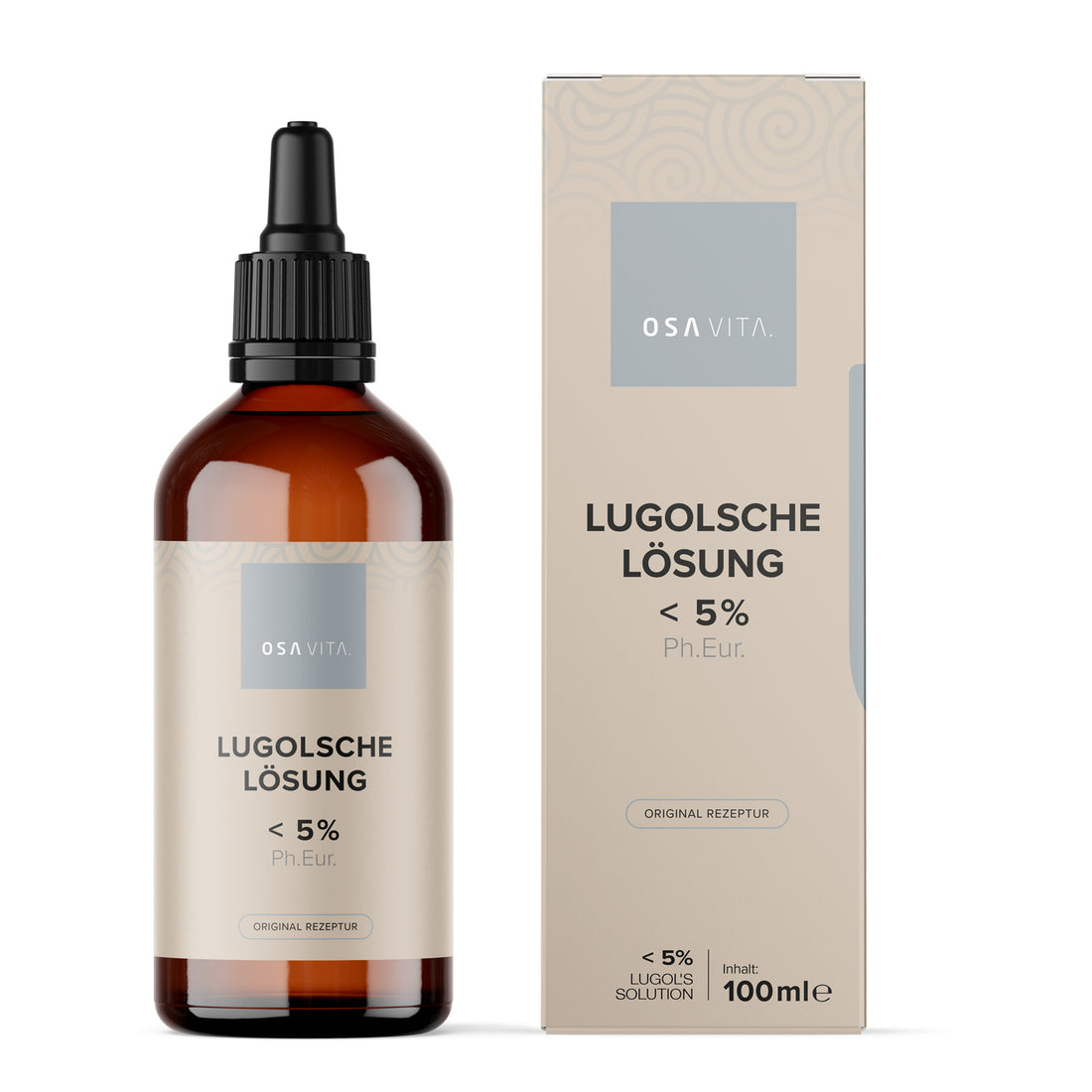 Lugolsche Lösung OSAVITA 100 ml, <5 % Lösung nach Ph. Eur.