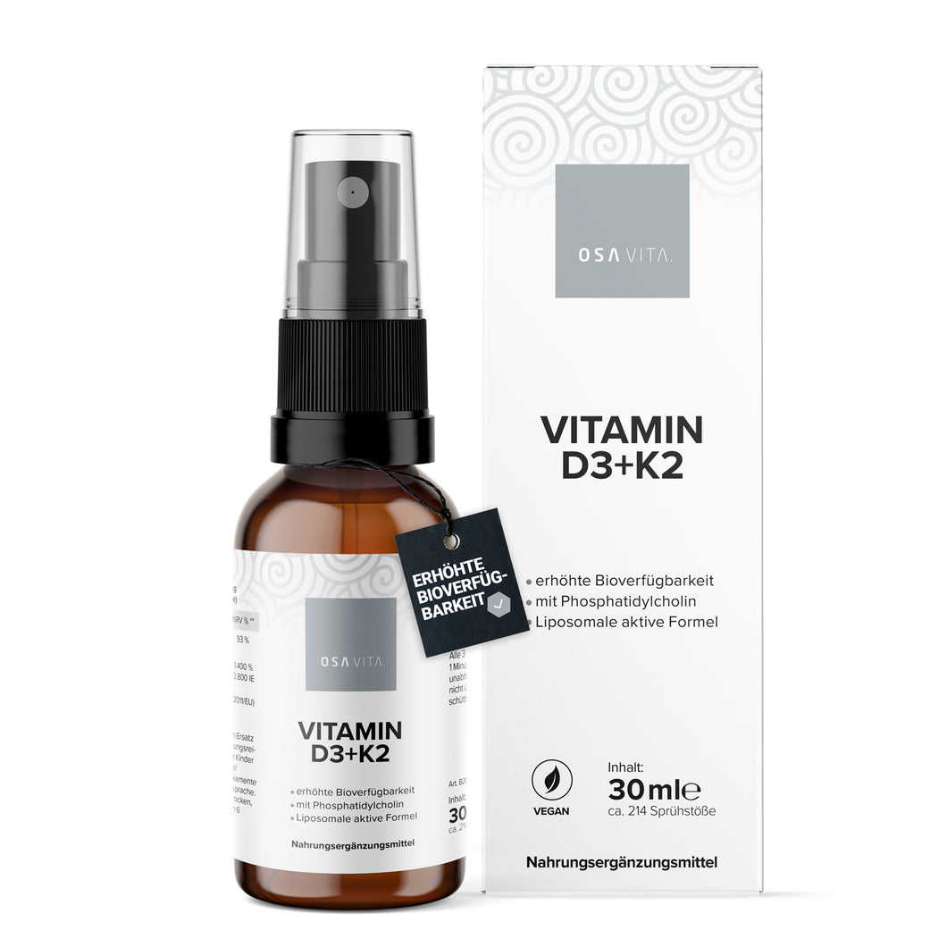 Vitamin D3+K2 OSAVITA, Spray