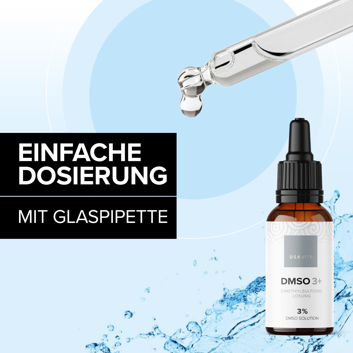 OSAVITA® DMSO 3+ DMSO solution 3%, 99.9% purity Ph. Eur. (30 ml) 