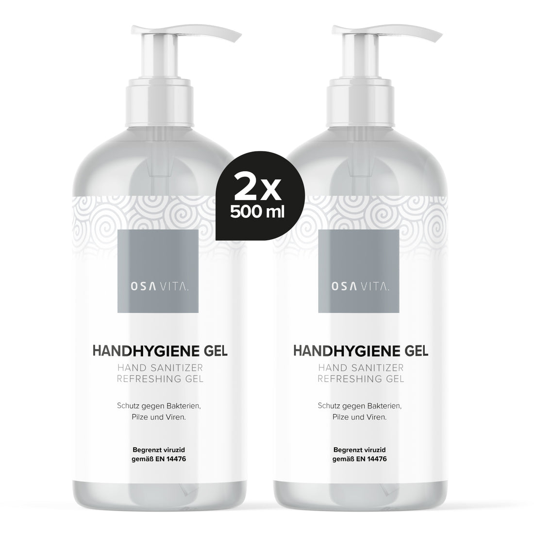 OSAVITA Handhygiene Gel, Desinfektionsgel 500 ml