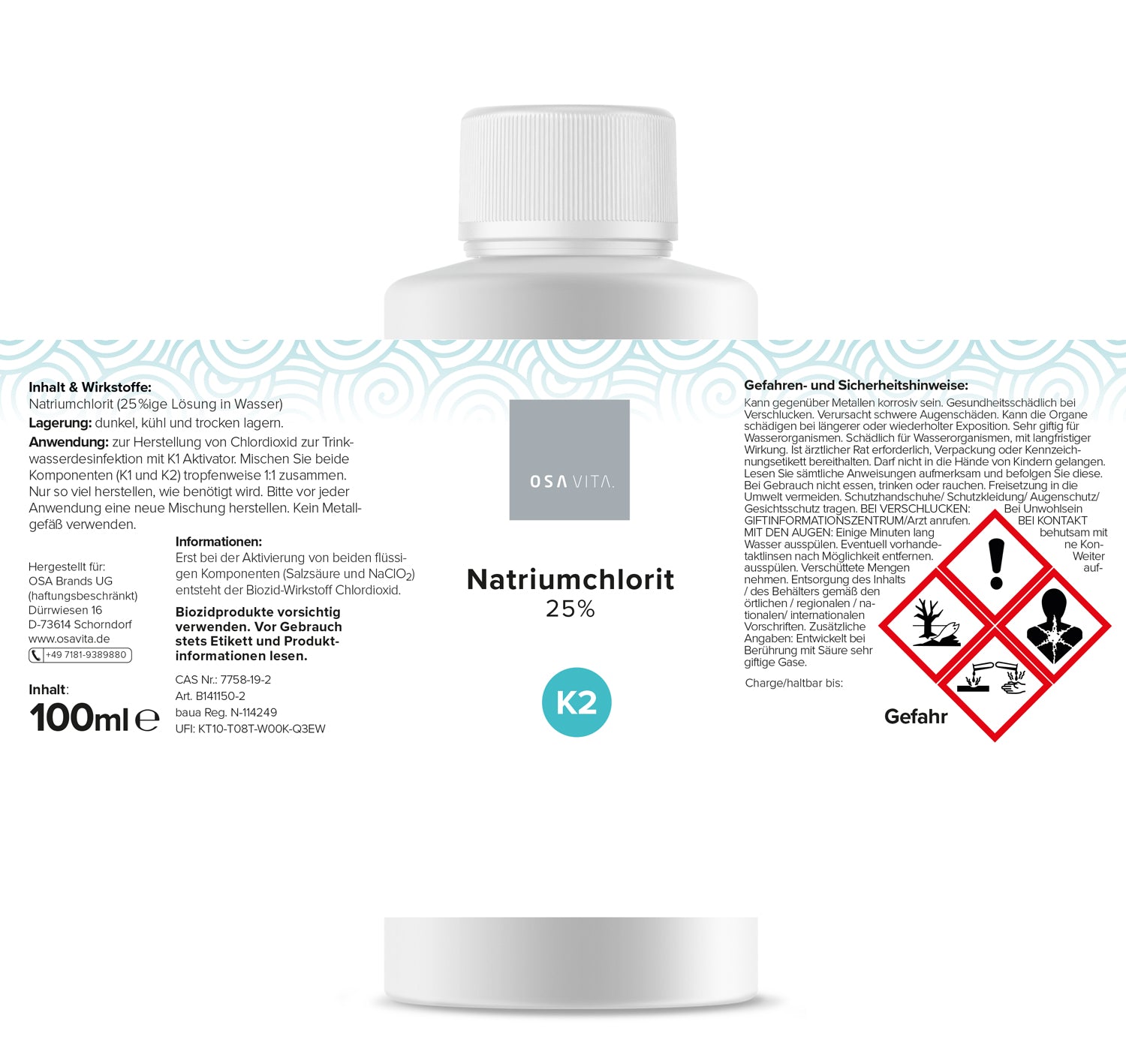 OSAVITA® Natriumchlorit 25 %  (100 ml)