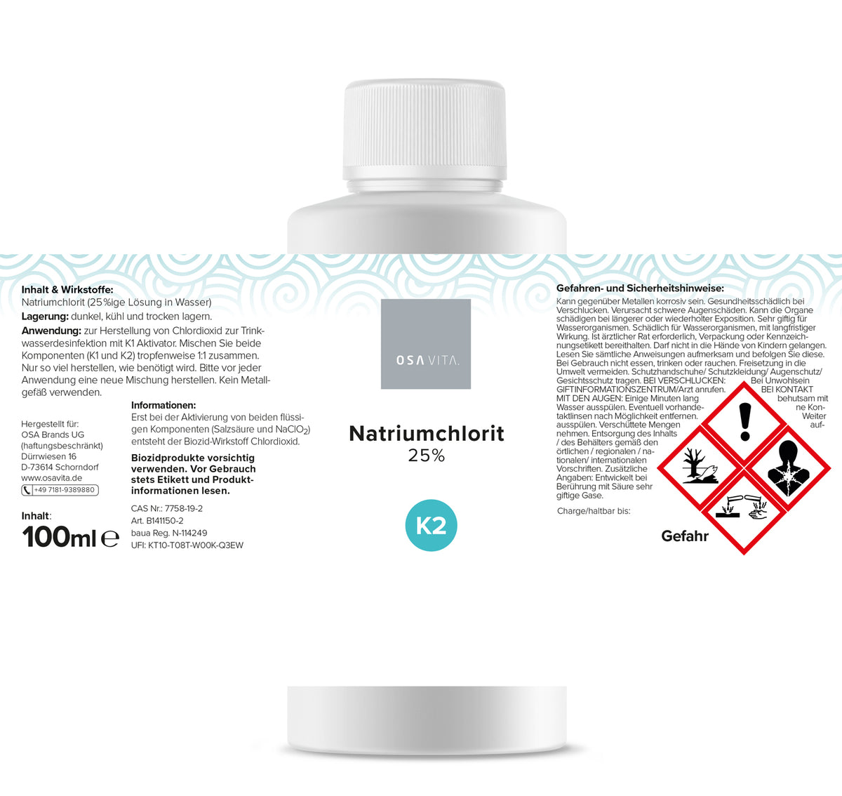 OSAVITA® Natriumchlorit 25 %  (100 ml)