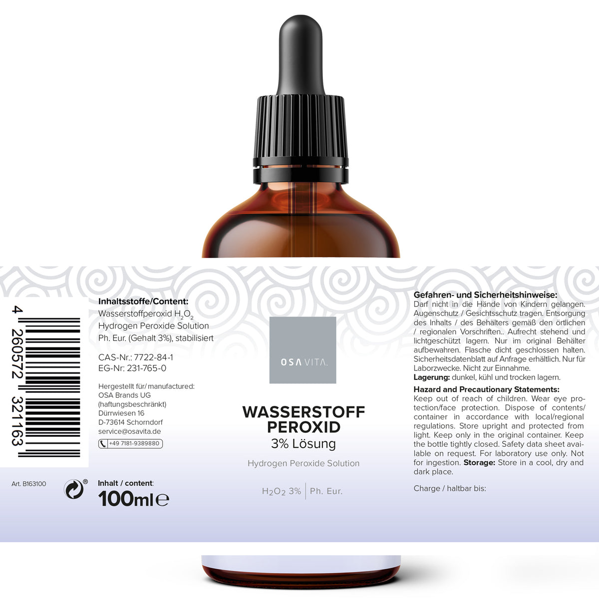 OSAVITA® Wasserstoffperoxid 3% Lösung (100 ml)