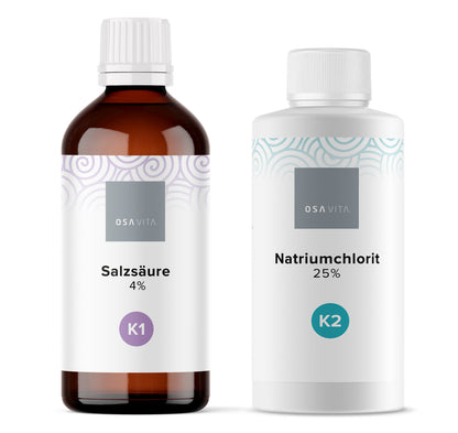 OSAVITA® Set Salzsäure 4% + Natriumchlorit 25%