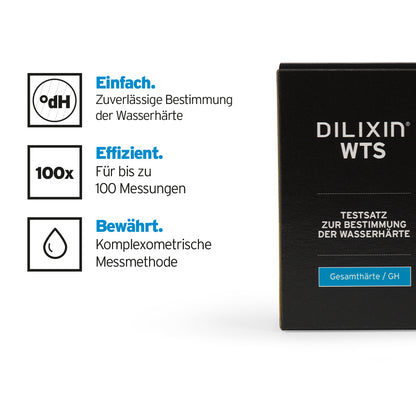 DILIXIN® WTS, rapid test for determining water hardness