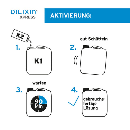 DILIXIN® XPRESS Chlordioxid 0,3%, CDL gegen Legionellen im Trinkwasser (5 Liter) - OSA Brands UG (haftungsbeschränkt)