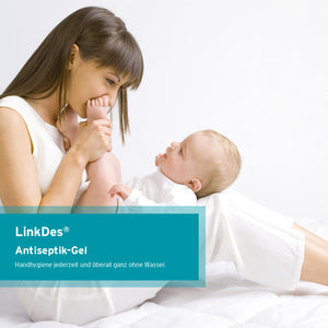 LinkDes® LockOne Wandhalterung inkl. 1x 500 ml LinkDes® Antiseptik-Gel