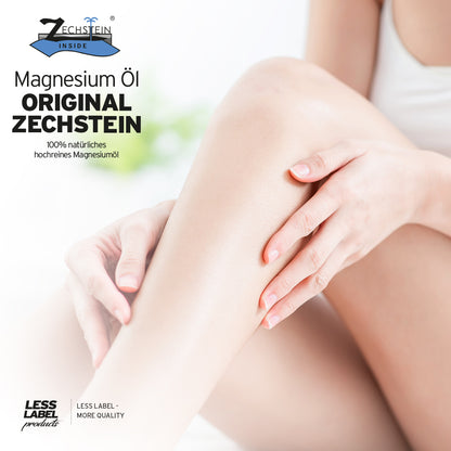 Original Zechstein Magnesium Oil, 100% natural from German bottling - Magnesium Chloride without additives (5 liters) 