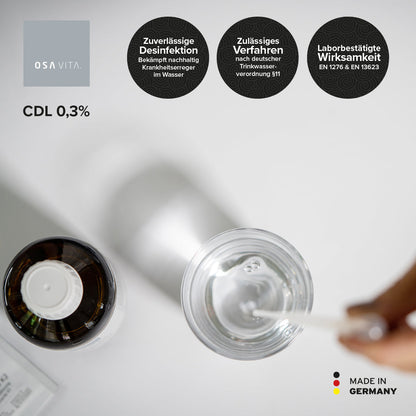 OSAVITA® CDL 0.3%, 2-component system for drinking water disinfection (250 ml) 