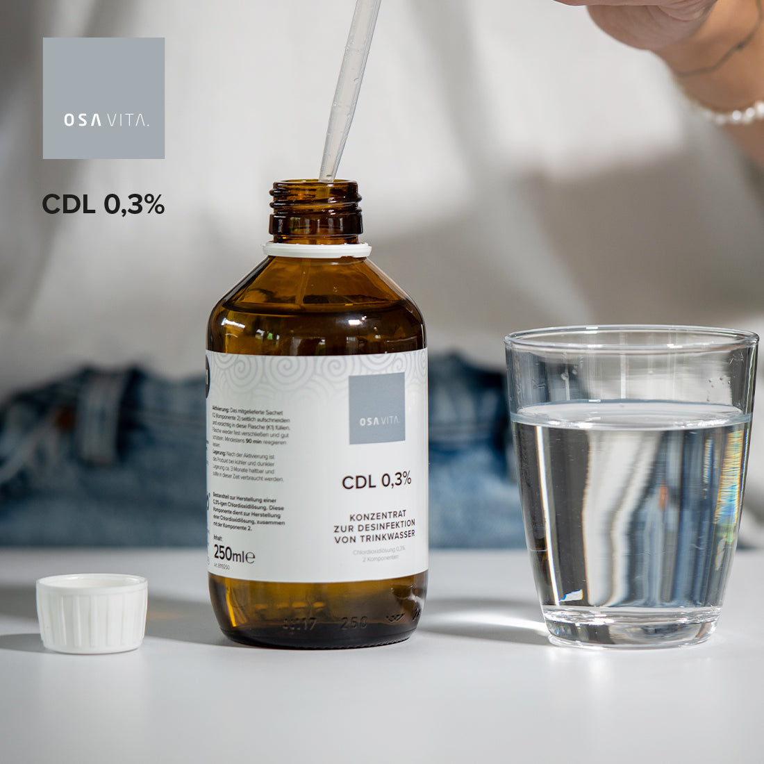 osavita CDL Chlordioxid als 2 Komponeneten System bis 4 Jahre haltbar