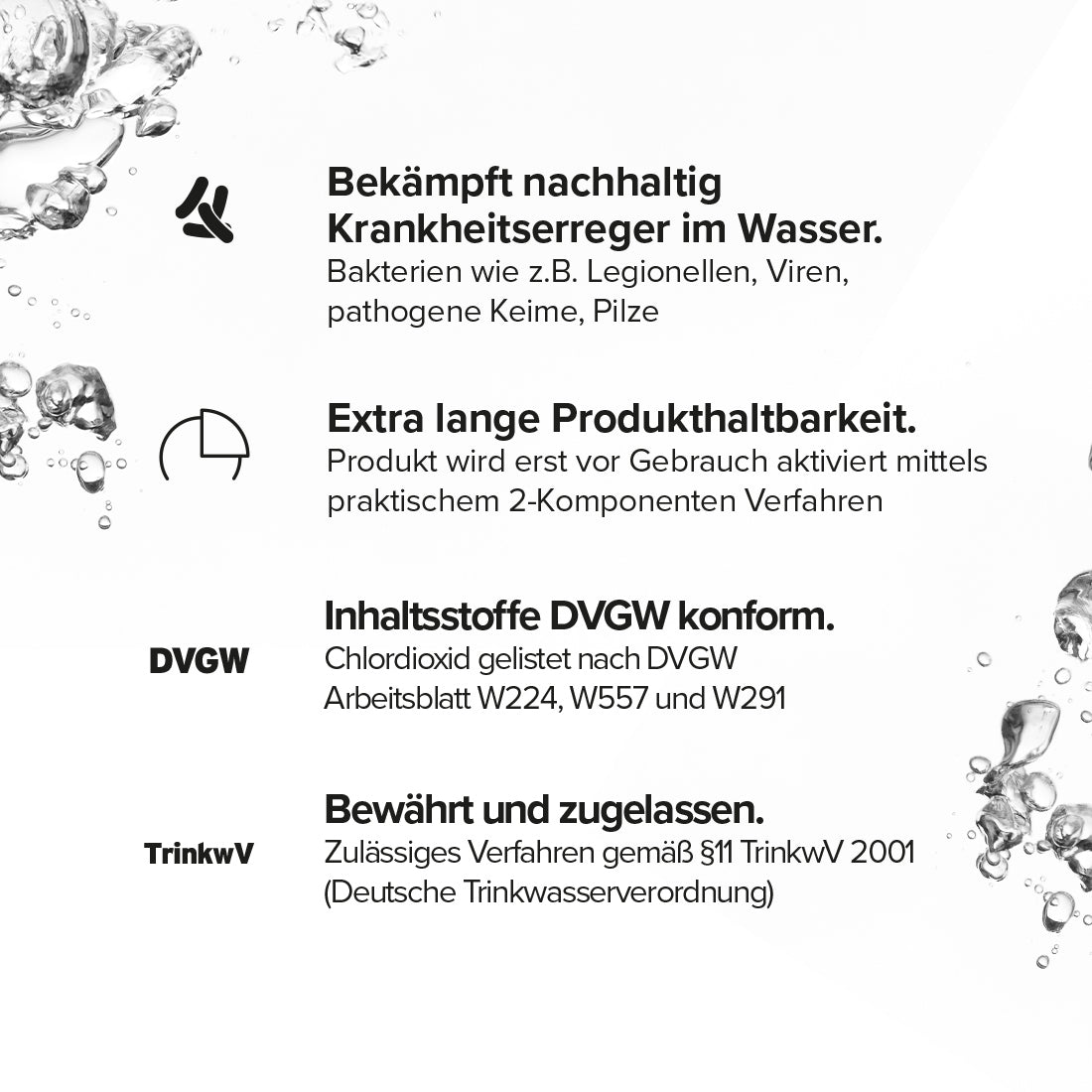 OSAVITA® CDL/CDS solution 0.3% with activator concentrate for drinking water disinfection, bulk pack 